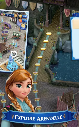 Disney Frozen Free Fall Games screen 4